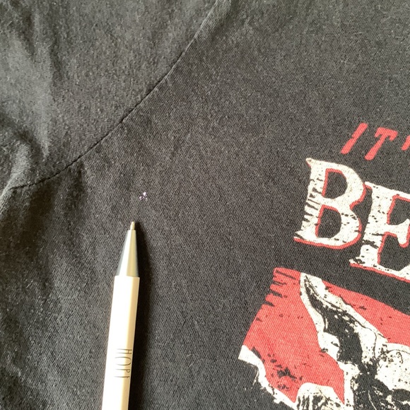 MENS Aged BEETLEJUICE MOVIE "Its Showtime @ Dantes Inferno Room” - Picture 5 of 8